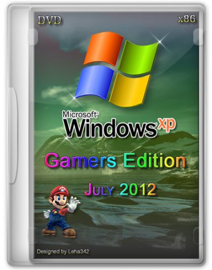 Скачать Windows Xp Pro SP3 Gamers Edition DVD July 2012 + Driverpack (x86/ENG/RUS/2012)